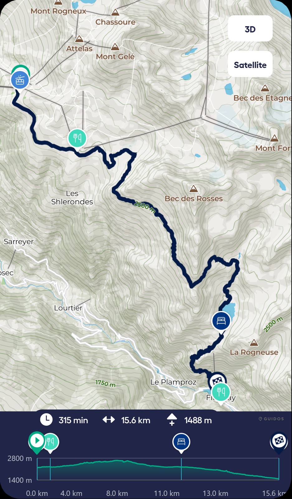 Randonnée le Sentier des Chamois