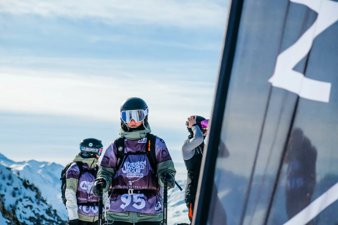 Skieuses freeride du No Limits Bruson Freeride Week